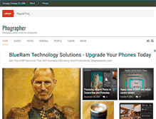 Tablet Screenshot of phographer.com